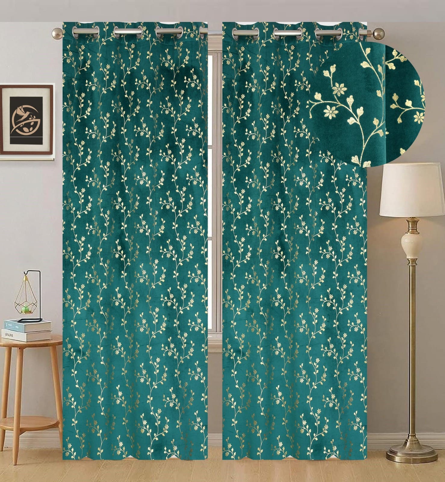 Velvet curtains ( APNA FOIL )